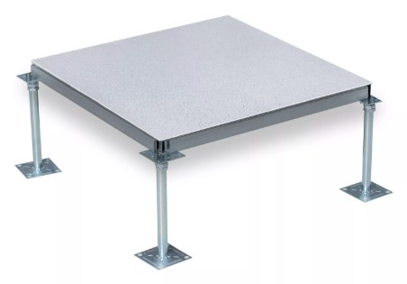 Panel de acero-cemento con lamina vinilica conductiva